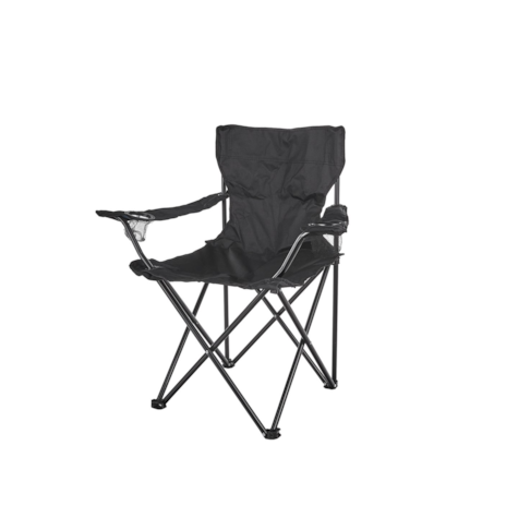 Folding tourist chair (black)