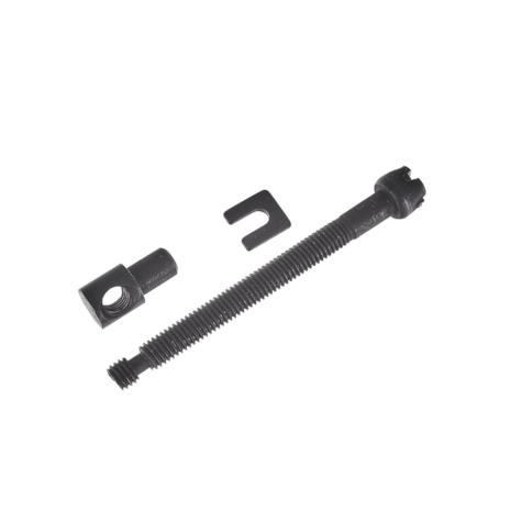 Chain tensioner for petrol chainsaws