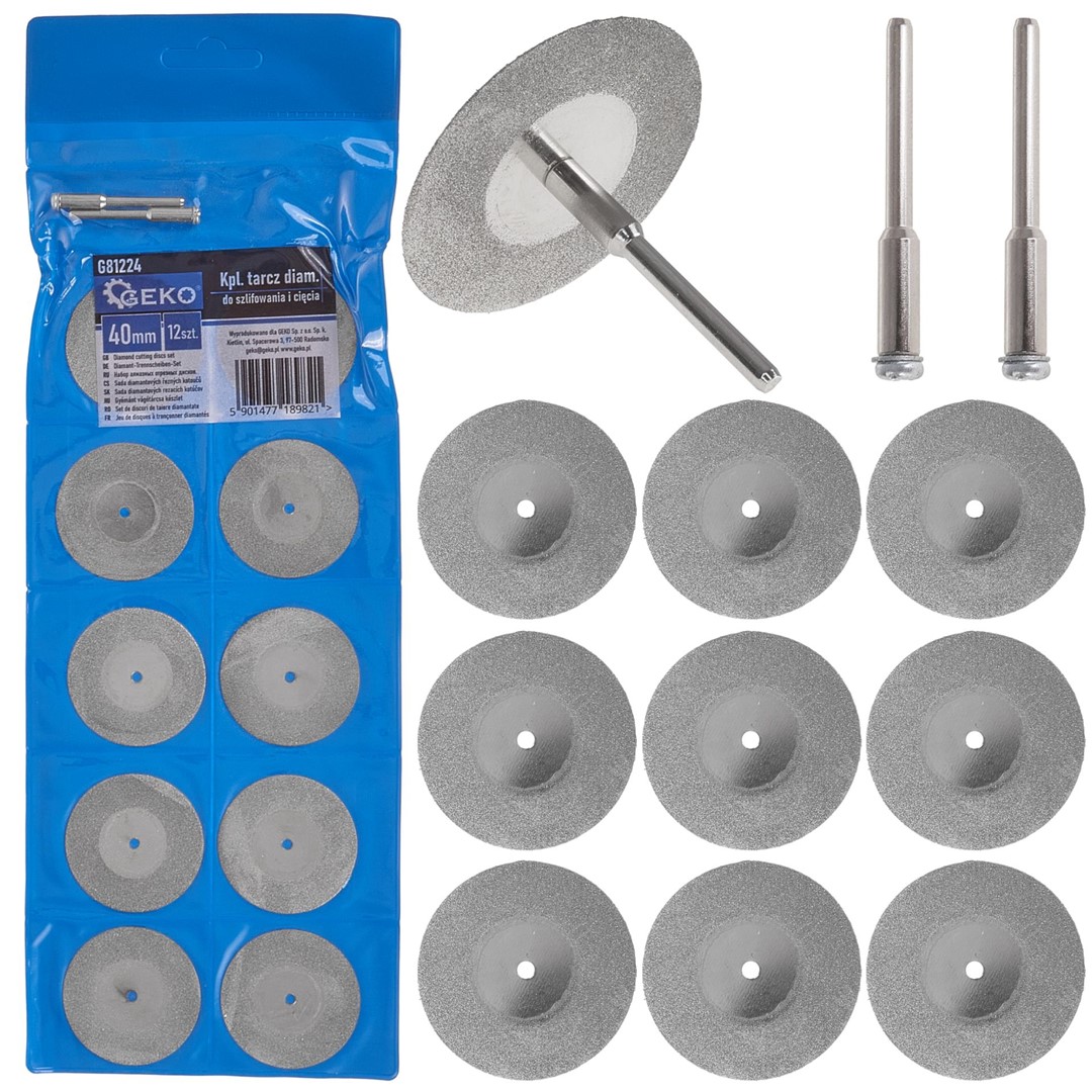 12pcs diamond cutting discs 40mm set