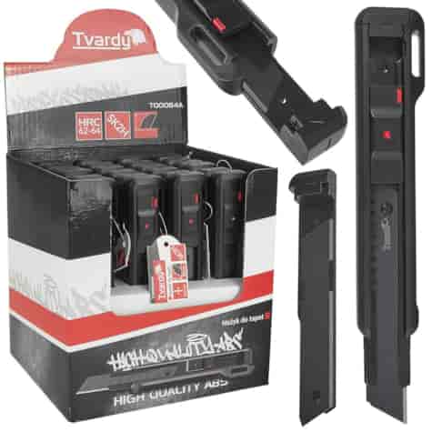 Utility knife 100x18x0.5mm EASYGRIP SK2H – display box