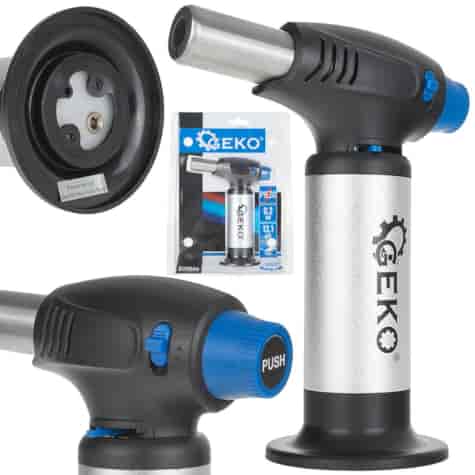 Palnik gazowy z piezo 360 stopni ze zbiornikiem (10/40)