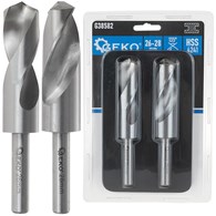 2pcs 26-28mm shank hss twist drill set