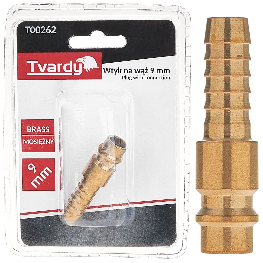 Misiņa tīkla spraudnis ar savienojumu 9mm