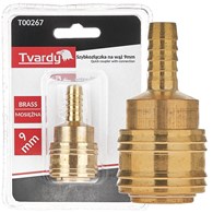 Brass quick coupler with connection 9mm