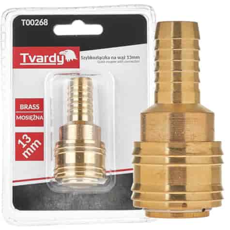 Brass quick coupler with connection 13mm
