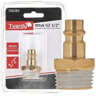 Brass Male plug external thread 1/2 