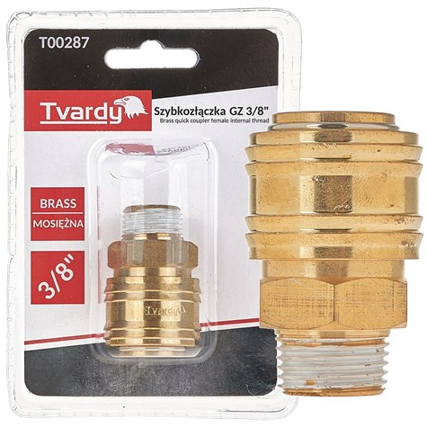Brass quick coupler female external thread 3/8 