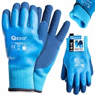 Waterproof thermal work gloves size 8 /jersey – latex/