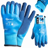 Waterproof thermal work gloves size 9 /jersey – latex/