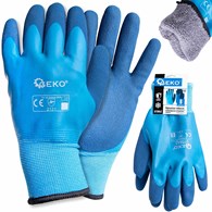 Waterproof thermal winter work gloves size 8 /cotton – latex/