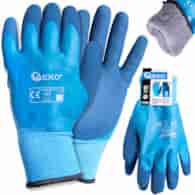 Waterproof thermal winter work gloves size 8 /cotton – latex/