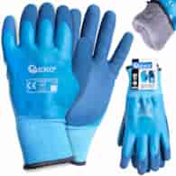 Waterproof thermal winter work gloves size 11 /cotton – latex/