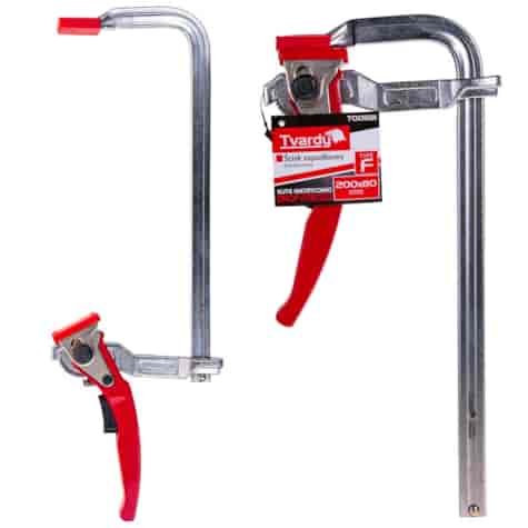Forged ratchet F-type clamp 200x80mm