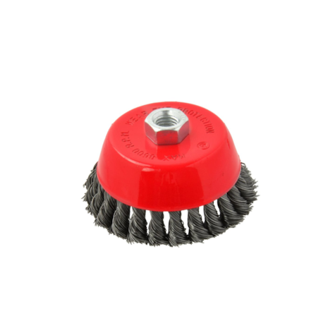 Steel Twisted Knot Wire Cup Brush 100mm M14