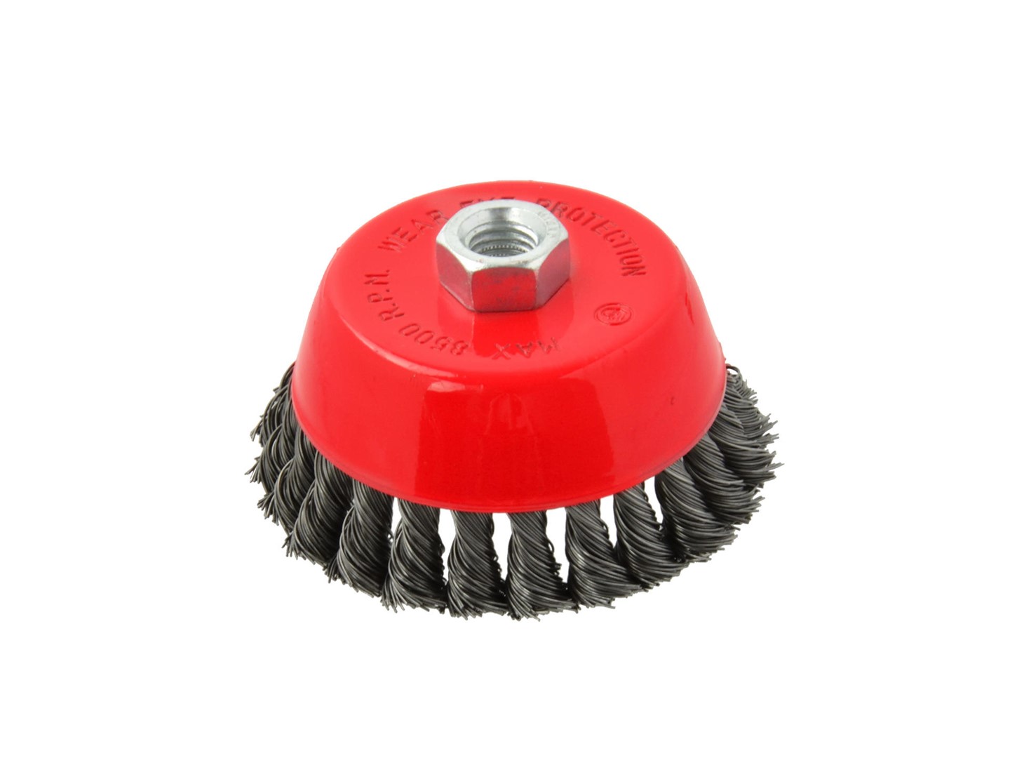 Steel Twisted Knot Wire Cup Brush 100mm M14