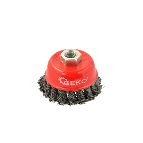 Steel Twisted Knot Wire Cup Brush 75mm/3  M14