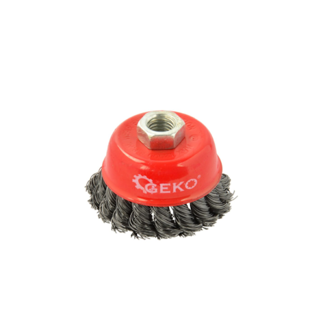 Steel Twisted Knot Wire Cup Brush 75mm/3  M14