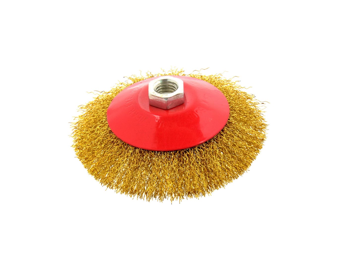 Brass Crimped Wire Wheel Brush 125mm  M14