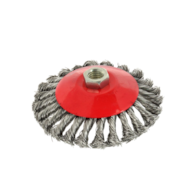 Bevel Twisted Knot Steel Wire Brush M14 125mm
