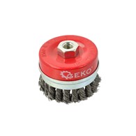 Steel Twisted Knot Wire Cup Brush 100mm M14 + band