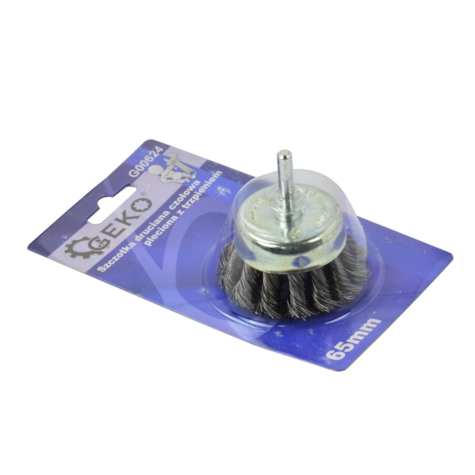 Steel Wire Cup Brush 65mm for Drills 6mm