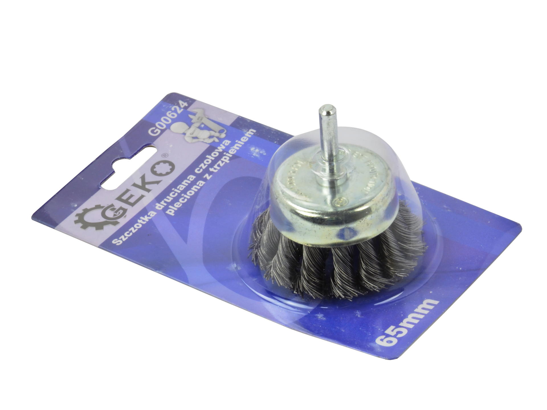 Steel Wire Cup Brush 65mm for Drills 6mm