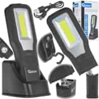 Powerbank workshop lamp with magnet and light regulation + charging station LED COB 10W + 5W 2000mAh 550lm IP54