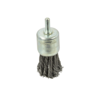 Twisted Knot Steel Wire End Brush 28mm for Drills 6mm