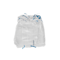 Raschel bag with a drawstring 50x80cm 30kg /White