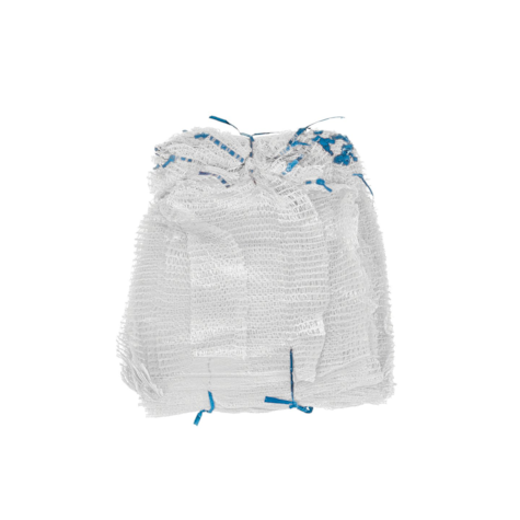 Raschel bag with a drawstring 50x80cm 30kg /White