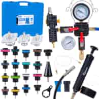 28pcs radiator pressure and cooling system tester set