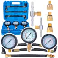 Motorcycle compression & fuel pressure tester