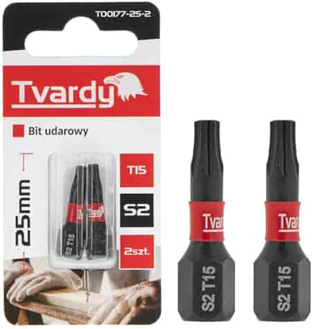Bit udarowy T15 25mm S2 (2/10/50/500)