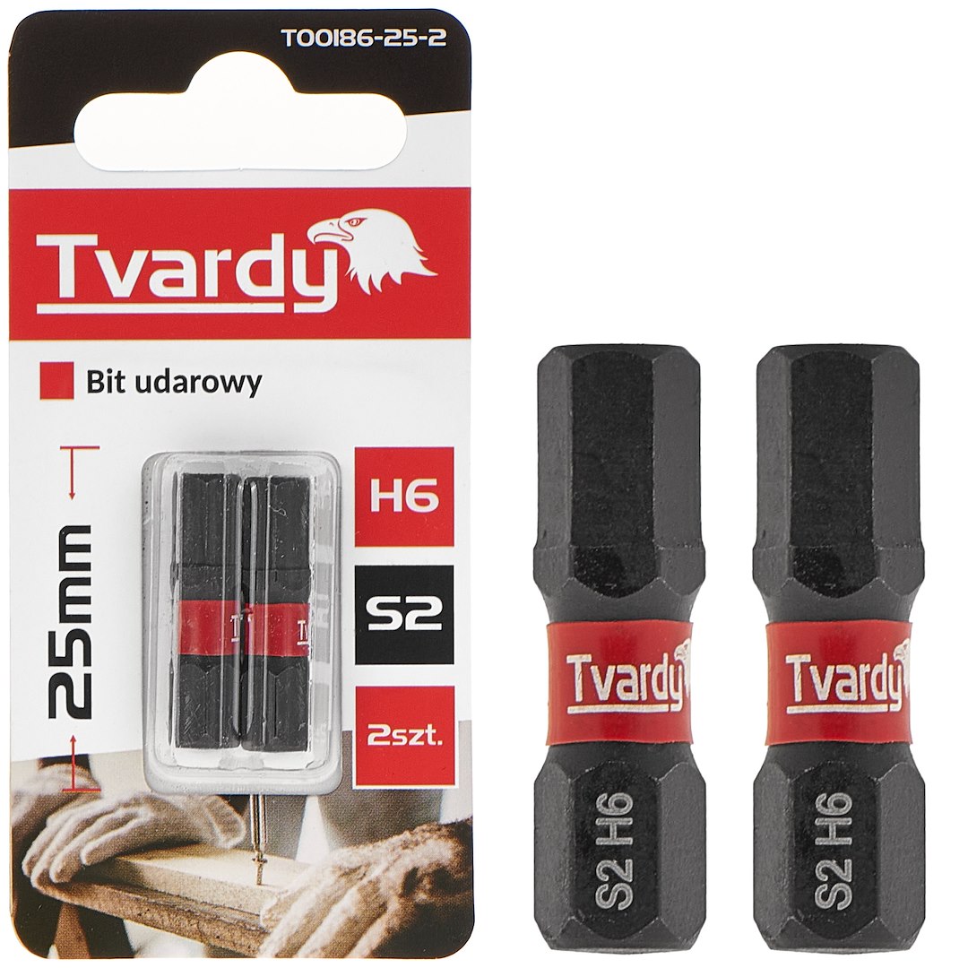 Trieciena skrūvgrieža uzgalis H5 25mm S2