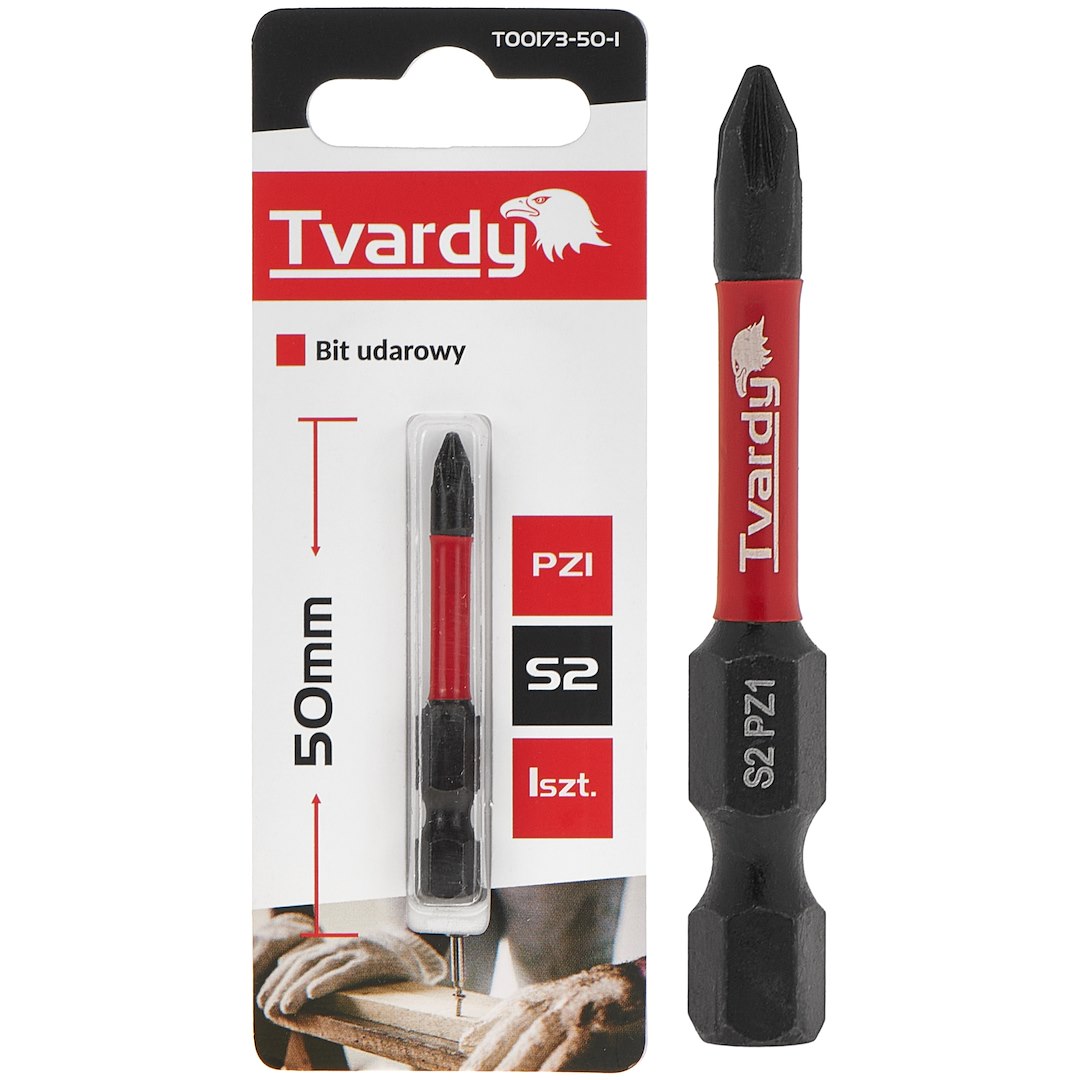 Trieciena skrūvgrieža uzgalis PZ1 50mm S2