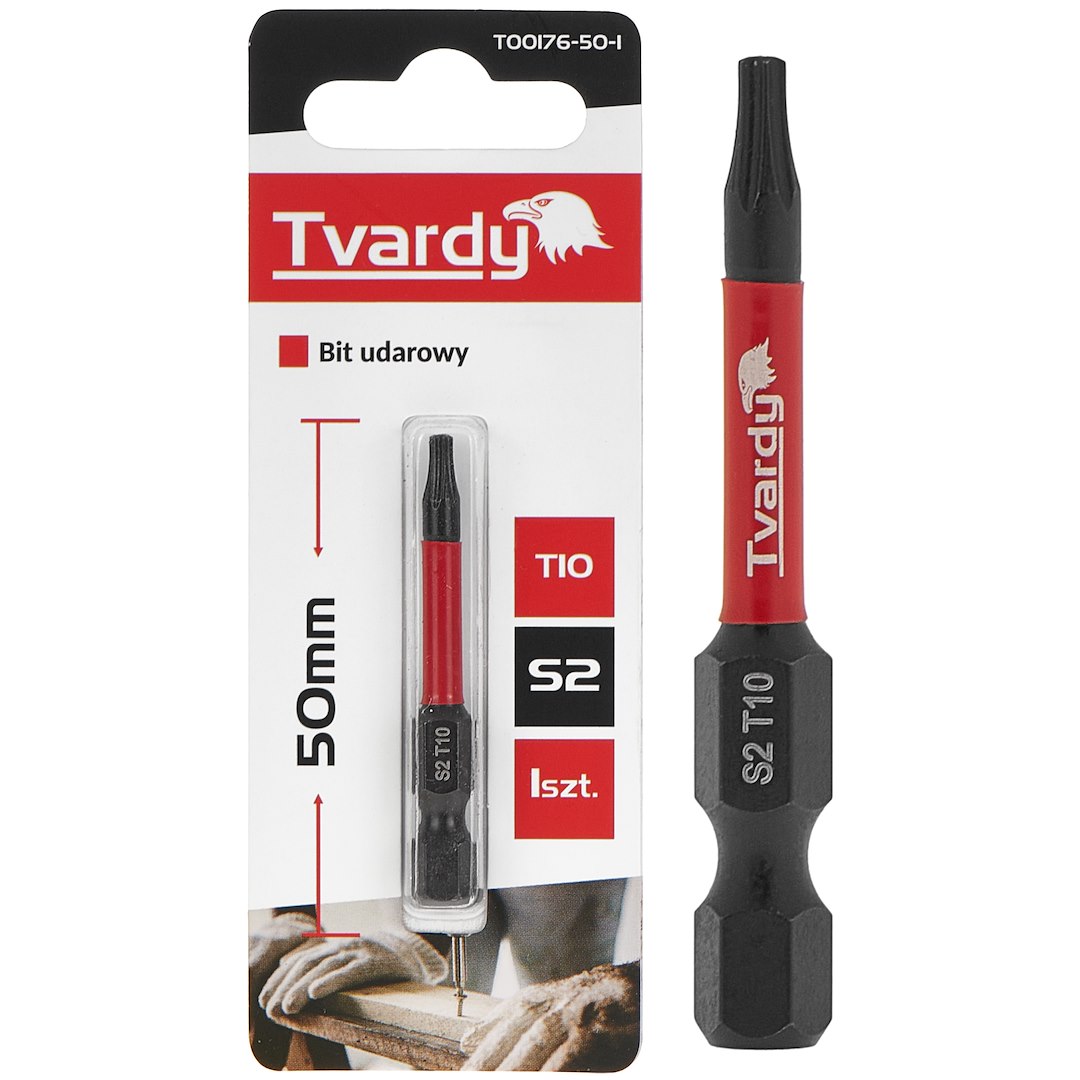 Trieciena skrūvgrieža uzgalis T10 50mm S2
