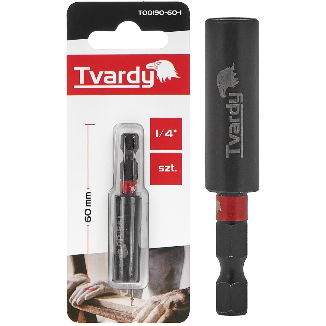 Uchwyt udarowy magnetyczny do bitów 1/4″ 60mm (1/10/50/300)