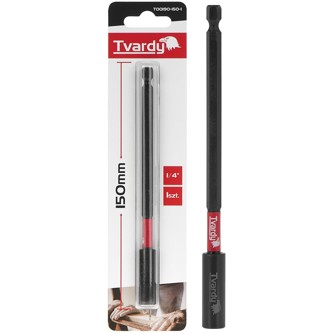 Uchwyt udarowy magnetyczny do bitów 1/4″ 150mm (1/10/50/200)