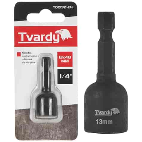 1/4  impact magnetic socket nut screwdriver 13mm x 48mm