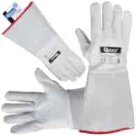 Goat leather long welding gloves