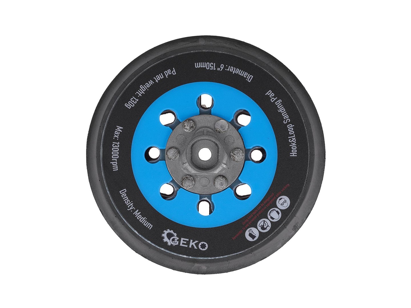 Velcro disc for the G80811 brushless eccentric sander 150mm