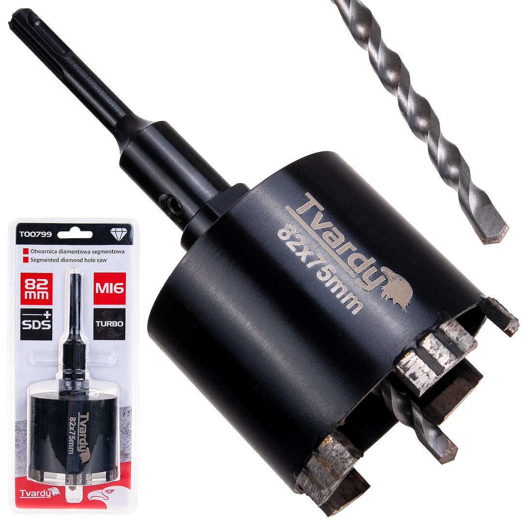 バロニー Otwornica diamentowa segmentowa turbo SDS+ - Platforma SolexB2B