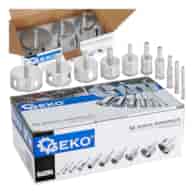 Set of diamond drills for tiles 10pcs 6-68mm