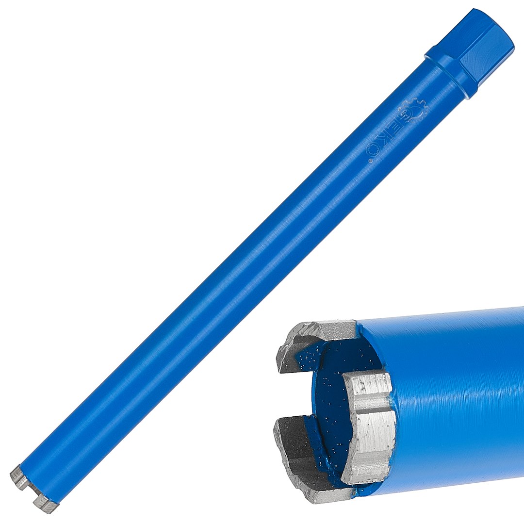 Diamond crown drill bit 42x10x450mm 3T 1.1/4"