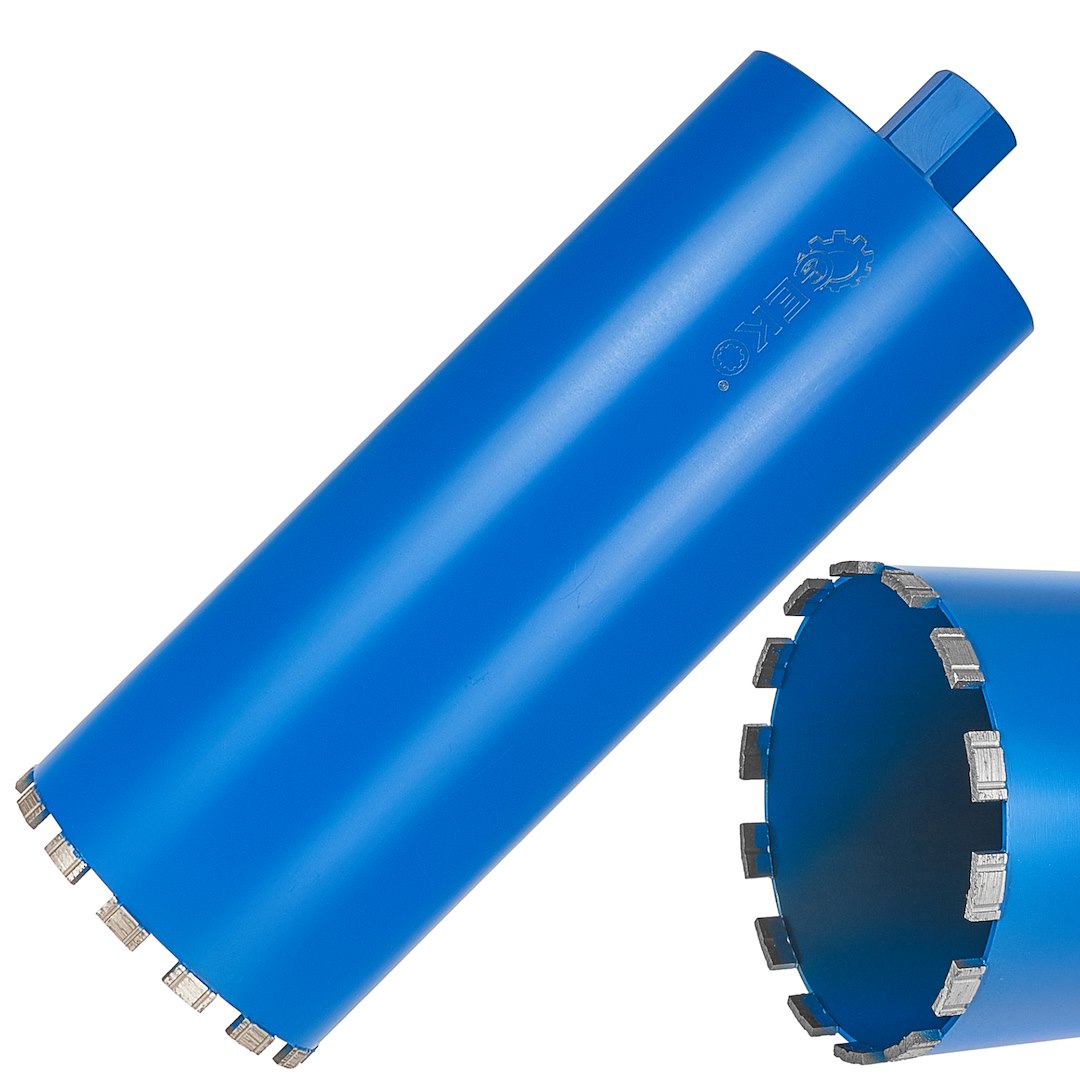 Diamond crown drill bit 162x10x450mm 14T 1.1/4"