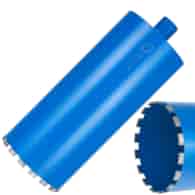Wiertło diamentowe koronowe do wiertnicy na sucho i mokro 182x10x450mm 16T 1.1/4  (2)