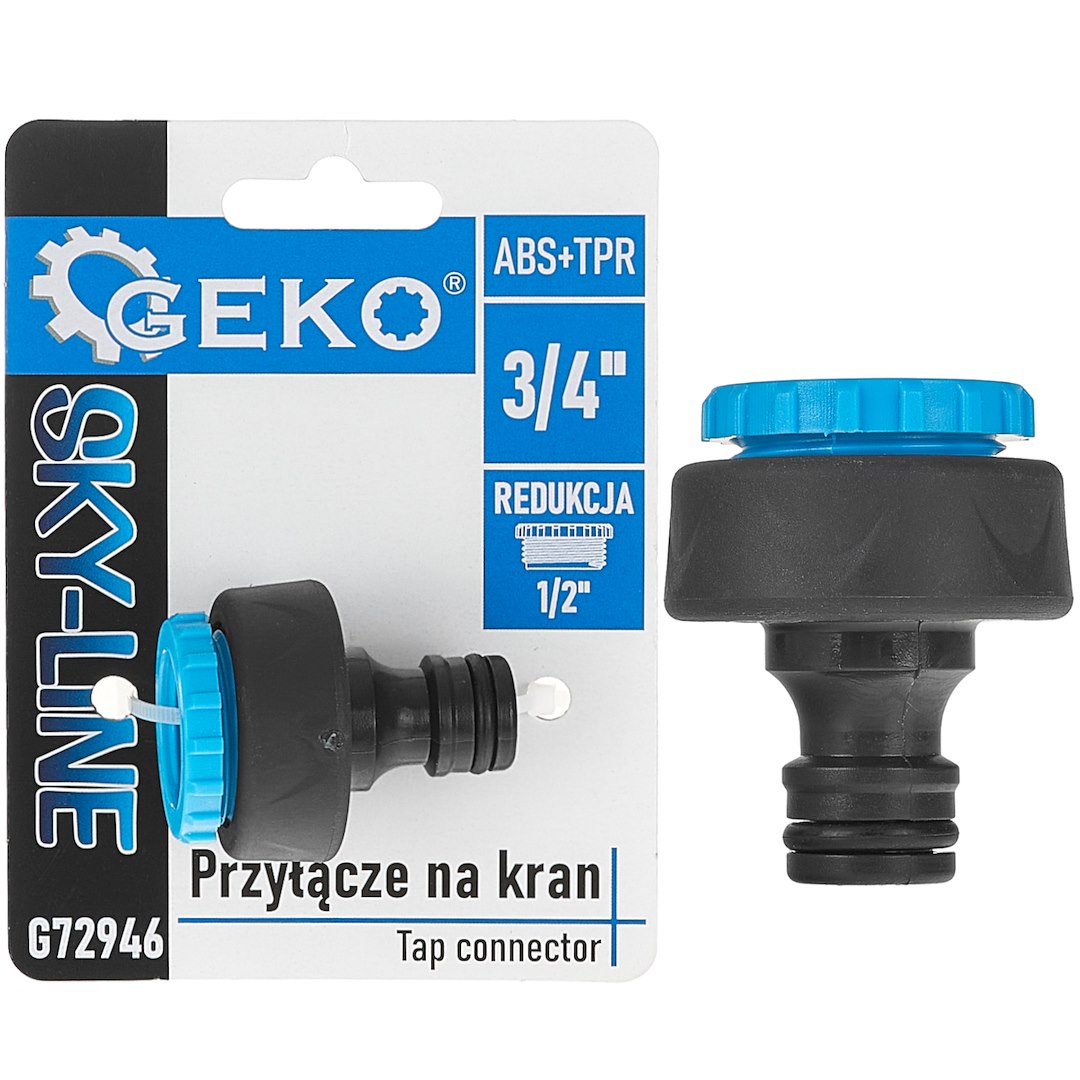 3/4" tap connector with 1/2" reducer SKY-LINE series
