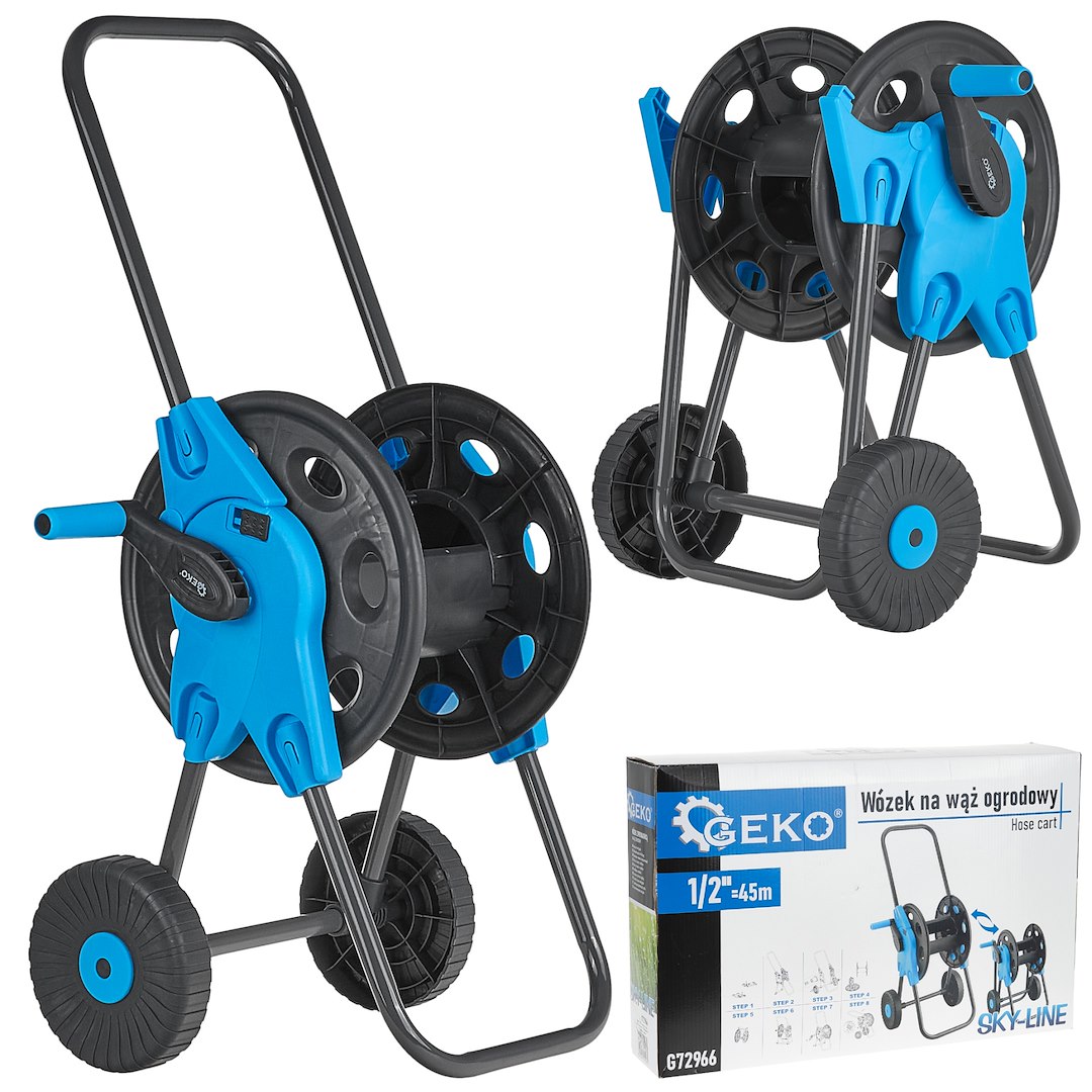 Wózek na wąż ogrodowy 1/2″=45m  SKY-LINE (5)