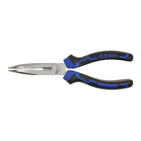 Szczypce wydłużone wygięte 200mm PREMIUM (6/60)