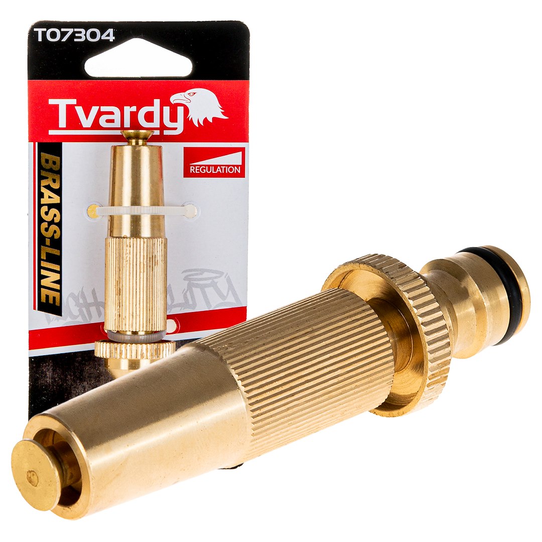 Adjustable hose nozzle BRASS-LINE series